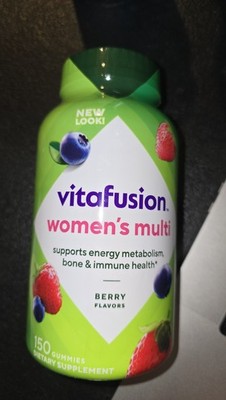 Vitafusion Women's Multi Gummy Vitamins Energy Metabolism Bone Exp 03/27 150 Ct