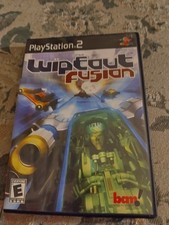 Wipeout Fusion (Sony PlayStation 2 2002) PS2 CLEAN TESTED Sci-Fi Racing 2-Player