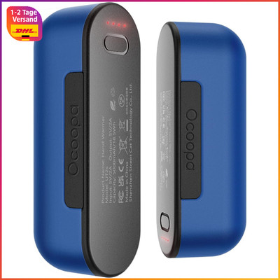 Handwärmer 10000 mAh Wiederverwendbar 4 Heizmodi USB Powerbank 2er-Pack Outdoor