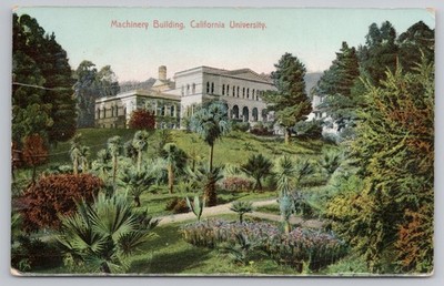 Machinery Building at California University in Berkeley CA c1915 Postcard