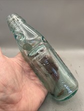 NICE PICTORIAL VICTORIAN CODD MINERAL WATER BOTTLE WHEATLEY & BATES SHEFFIELD