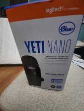 Logitech Blue Yeti Nano Premium Dual-pattern USB Microphone With Blue Voice SH