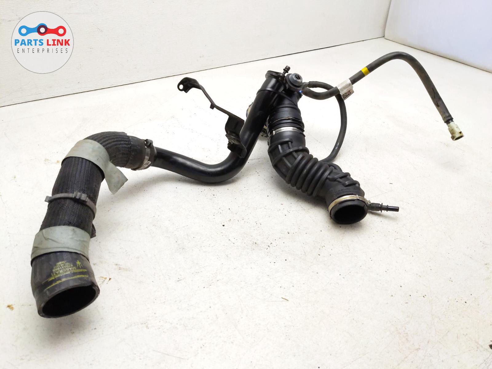 2017-20 MASERATI LEVANTE RIGHT TURBO AIR INTAKE HOSE PIPE TUBE SET ASSEMBLY M161