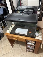 20 Gallon Tall Hexagon Aquarium with Heater, Filter, Hood, and Lights