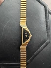 Vintage Seiko Tank 1F20-5D59 Classic Half Moon Women's Gold Dress Watch RARE!!!