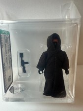 Jawa DARK Brown Stitch AFA 80 Vintage Loose Kenner Star Wars Action Figure 1977