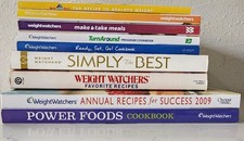 Lot of 9 assorted Weight Watchers Recipes Cookbooks - Great Deal Loose Weight