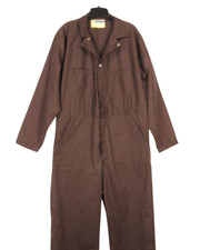 VTG WORK WEAR CORP Snap/Zip MECHANIC WORK Union Suit COVERALLS JUMPSUIT Sz 42