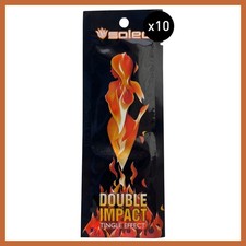 10 x 15 ml Soleo Double Hot Tingle Impact Sonnenbank Br&auml;unungslotion Creme