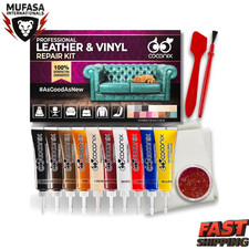 Coconix Leather  Vinyl Repair Kit for Furniture, Car Seats  Jackets DIY Fix