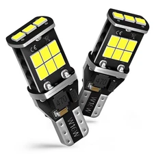 AUXITO T15 921 912 W16W 6000K White 15-LED 2835SMD  BackUp Reverse Light Bulbs