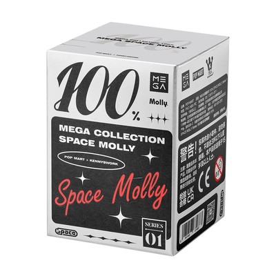 POP MART 🅰️AUTHENTIC MEGA COLLECTION 100% SPACE MOLLY Series 1