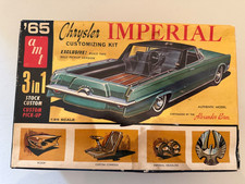 Amt 6815-200 Original Kit 1965 Chrysler Imperial Box Open Rare Kit Mint In Box Amt 6815-200 Original Kit 1965 Chrysler Imperial Box Open Rare Kit Mint In Box