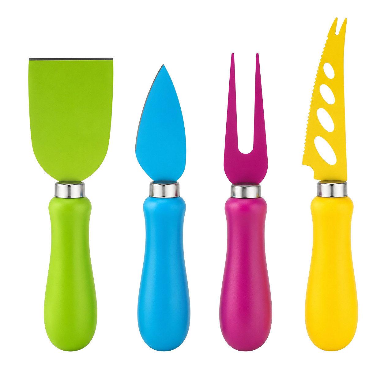 4 Piece Specialty Cheese Knife Set For All Types of Cheese Holiday Gift Set