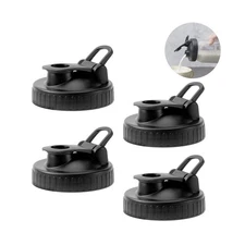 Pour Spout Lids for Ball Wide Mouth Mason Jars, Airtight Canning Jar Flip Cap...