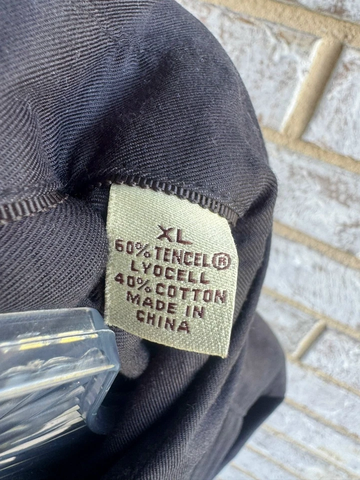 Tommy Bahama Long Sleeve Button Up Collared Cotton Blend Shirt Men's Size XL - Image 4 of 4