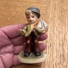 Vintage Napcoware Japan Boy With Sailboat 3 3/4” Porcelain Figurine C 7199 — photo 2