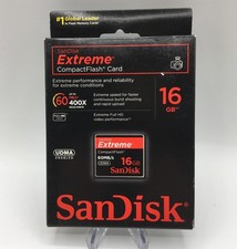 SanDisk Extreme CompactFlash 16GB Memory Card UDMA 60MB/s 400x SDCFX-016G-X46