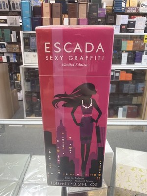SEXY GRAFFITI BY ESCADA LIMITED EDITION 3.3oz 100ML EDT SPRAY NEW SEALED