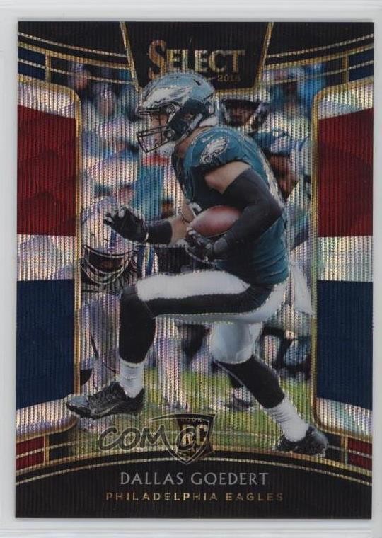 2018 Panini Select Concourse Tri-Color Prizm 31/199 Dallas Goedert #21 09jb