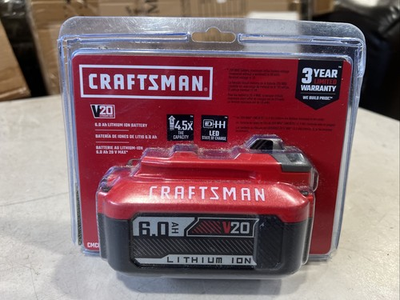 #ad CRAFTSMAN CMCB206 V20* 6.0Ah Lithium Ion Battery $89.99