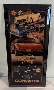 Vintage Jebco Corvette 40th Anniversary Limited Edition Clock #000229 Of 15,000