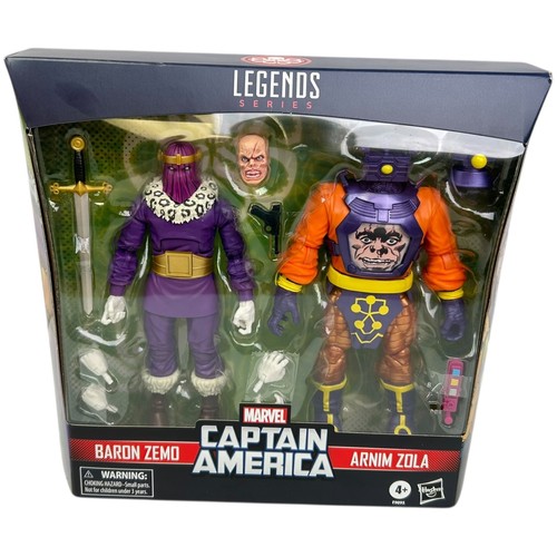 Figuras Marvel Legends Baron Zemo Y Arnim Zola - Coleccionables 6 Pulgadas, Con 9 Accesorios, Exclusivo