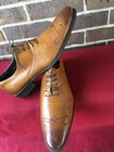 Men's Carrucci Brown Leather Oxfords & Derbys Size 12 — photo 7