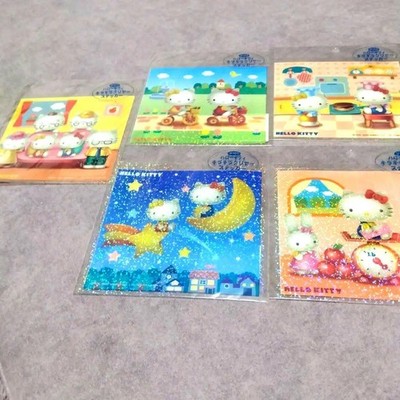 Hello Kitty glitter clear sticker