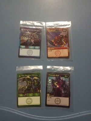 4 Sealed Bakugan Battle Planet Toys R Us promo cards