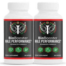 (2 Pack) BioBooster Testo Booster for Men, Bio Booster Performance + ed Pills