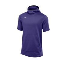 NIKE MEN'S STOCK DRI-FIT SPOTLIGHT SS PULLOVER HOODIE Men  s S-TALL DC2521-545