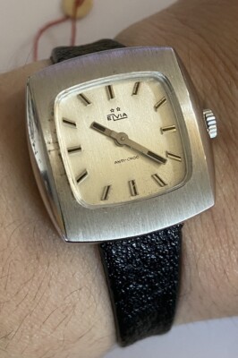 Montre Vintage Femme – Elvia Paris – Petit Cadran – Occasion