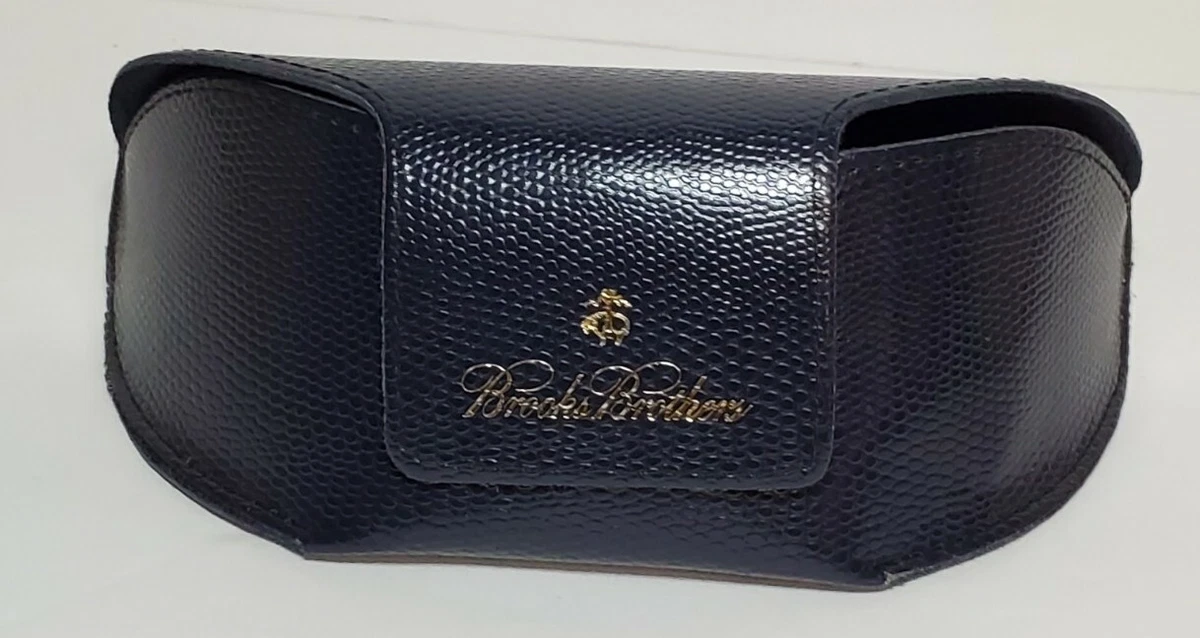 Brooks Brothers Black and Gold Glasses Case Brooks Brothers Eyeglass Cases & Storage for sale | eBay main image 4