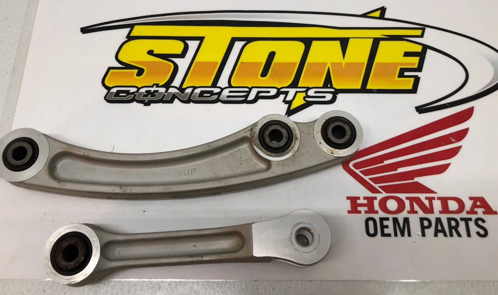 ホンダTRX450R純正リアショック　リンケージ OEM 2006-2014 HONDA TRX450R TRX450ER REAR SHOCK LINKAGE DOG BONE