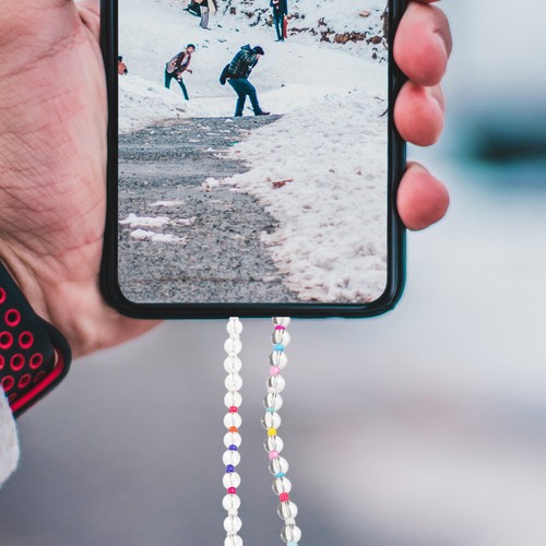 Eleganckie Dekoracyjne Smartfony Zawieszka na telefon Charm Pro Telefon - Zdjęcie 8 z 12