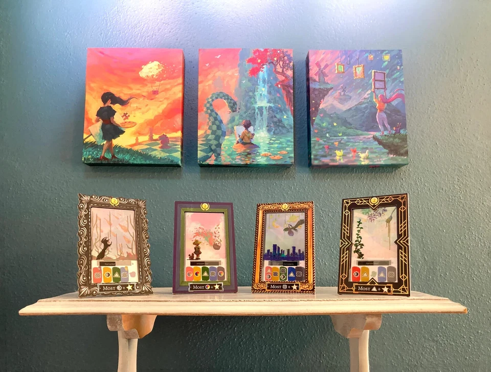 Canvas Base Game + 2 Expansions Deluxe Ed Boardgame by Road to Infamy SEALED (3) - Image 3 of 4