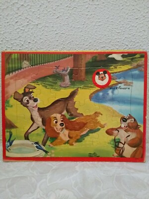 Walt Disney Kid Interlocking Cinderella Puzzle Vintage #2339 Lot 2
