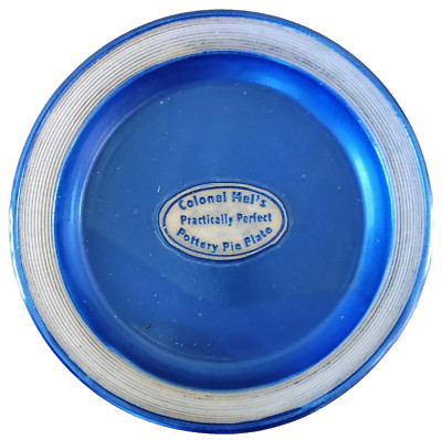 Colonel Mel's Pottery Pie Plate 9''