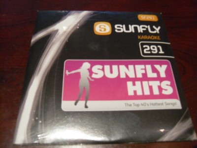 SUNFLY HITS KARAOKE  DISC SF291 VOLUME 291 CD+G SEALED 16 TRACKS