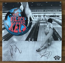 SIGNED The Black Keys Ohio Players Cool Blue Vinyl Autographed Beckett BAS COA