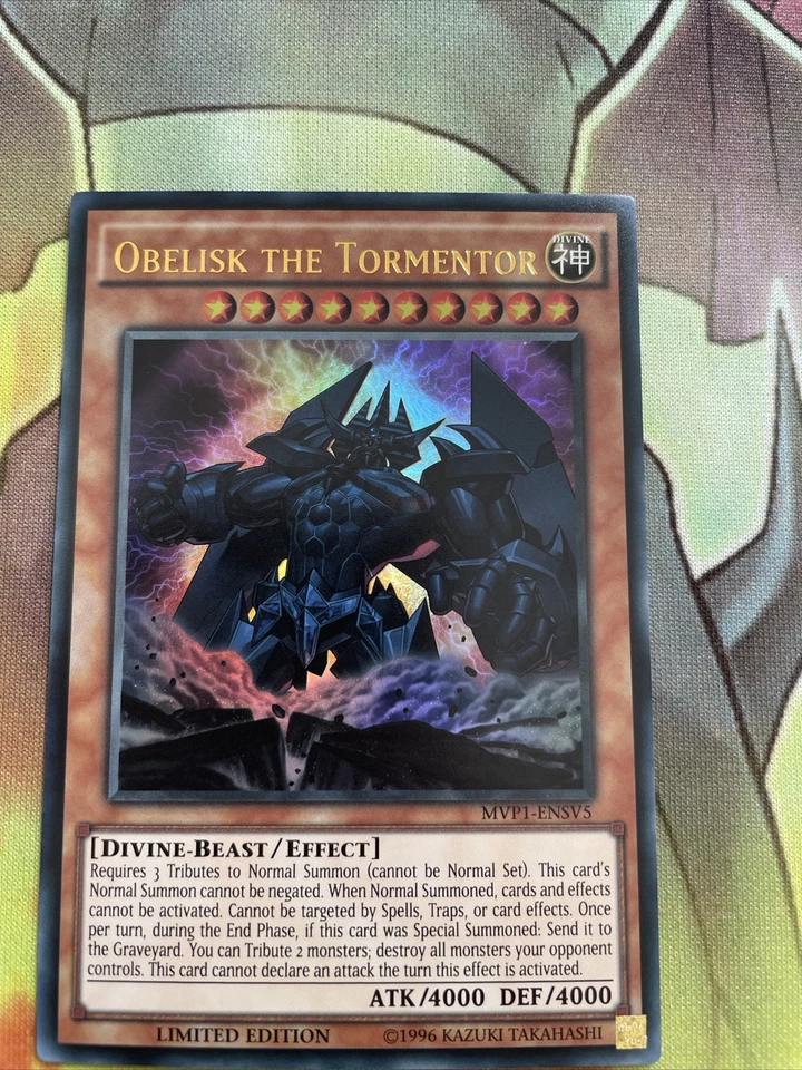 MVP1-ENSV5 OBELISK THE TORMENTOR Ultra Rare Limited Edition Yugiohh - Image 3 of 4