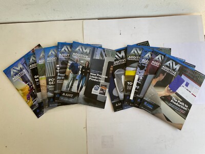 ADDITIVE MANUFACTURING 2021-22 (12) MAGAZINE LOT -TECHNOLOGY ENGINEERING TRADE