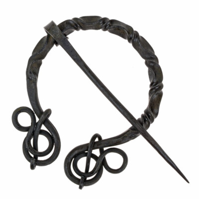 Wikinger Omegafibel Hufeisenfibel Eisenfibel geschmiedet viking Horseshoe brooch