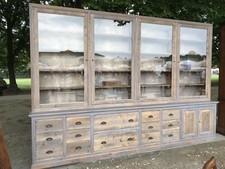 Bancone Libreria Su Misura Con Cassetti E Alzata a Giorno Mobile Da Negozio