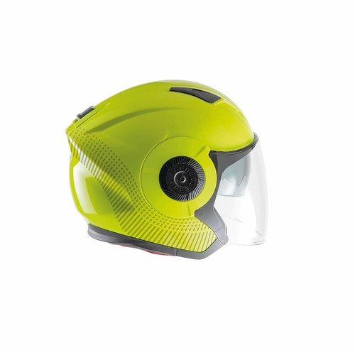 CASCO DEMI-JET TUCANO-URBANO EL'TANGE YELLOW FLUO GRAPHIC-A LUCIDO TAGLIA  XS | eBay