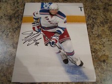 ARTEM ANISIMOV SIGNED 8x10 GLOSSY PHOTO NEW YORK RANGERS BLACKHAWKS BLUE JACKETS