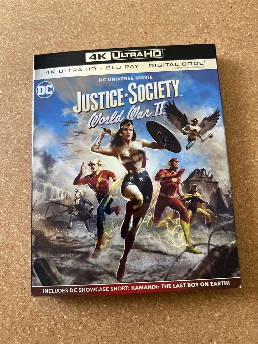 JUSTICE SOCIETY World War II & BATMAN Soul of The Dragon 4K Ultra HD + More  883929729142