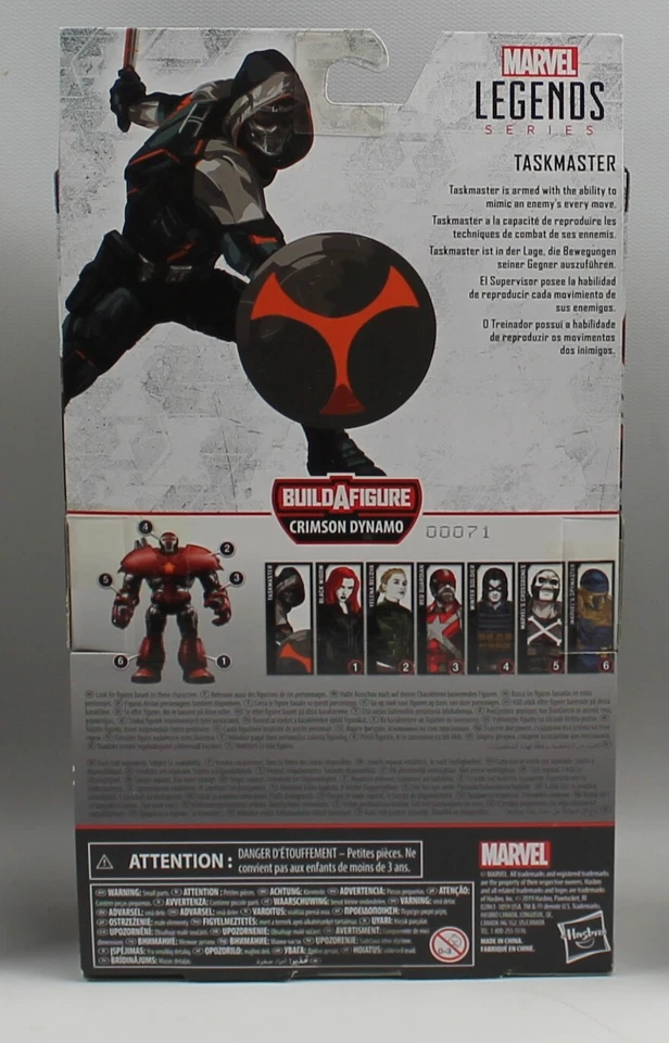 Boneco de ação Marvel Black Widow Legend Series Taskmaster  - Imagem 2 de 2