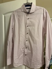 Greyson Golf Shirt - Running Wolf - Pink - Medium